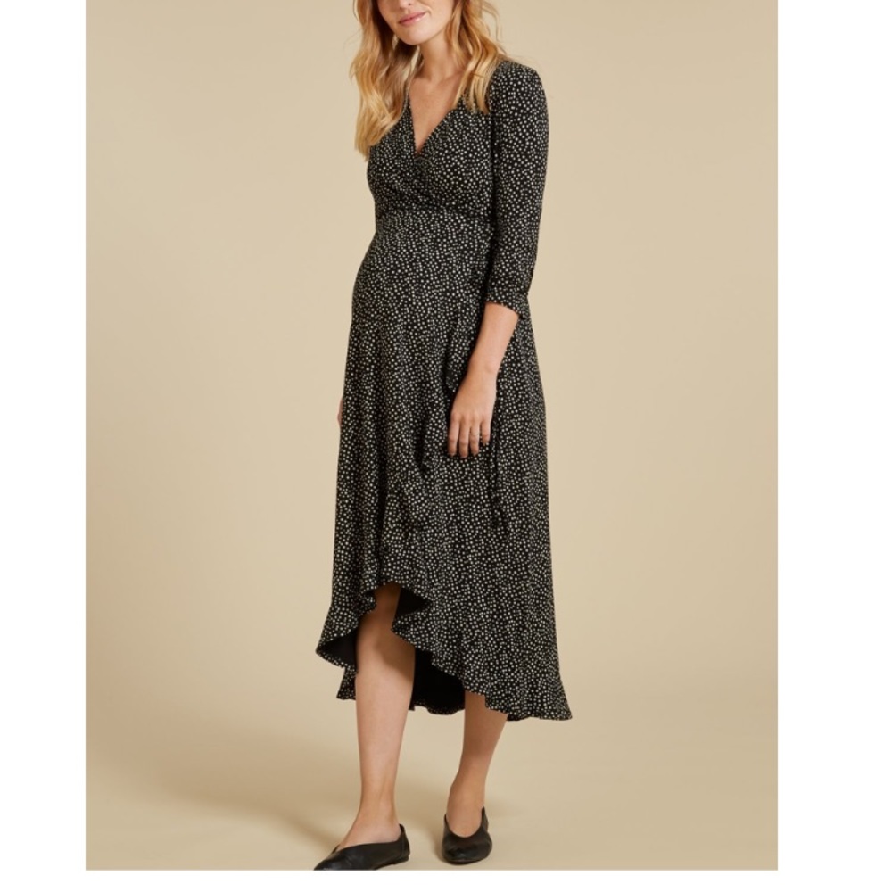 Isabella Oliver Maternity Danni Ruffle Dress